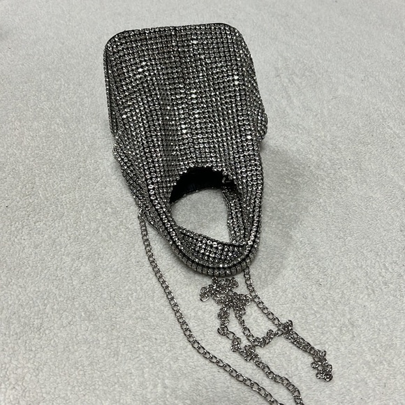 Nina ASTAIRE CLEAR/BLACK-CRYSTALS Bag - Picture 7 of 11